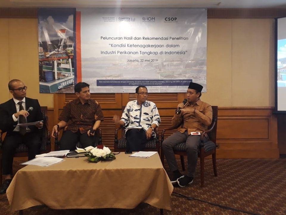 Launching of the research and recommendation on Employment Conditions in Indonesian Fishing & Seafood Processing Industry